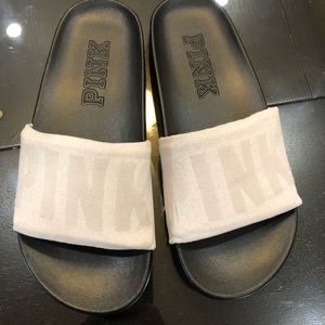 Victoria Secret PINK Slides / Sandals  size 6/7